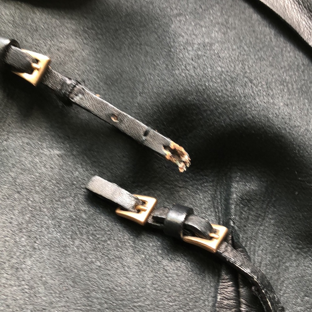 Prada Buttery black leather dress - Picture 5 of 11